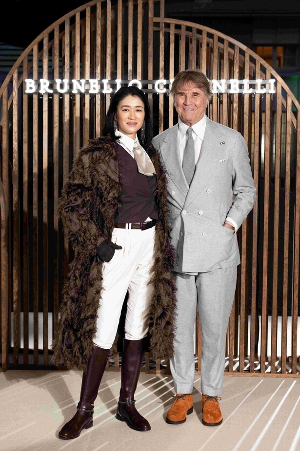 ブルネロ・クチネリ来日記念レセプションが開催された