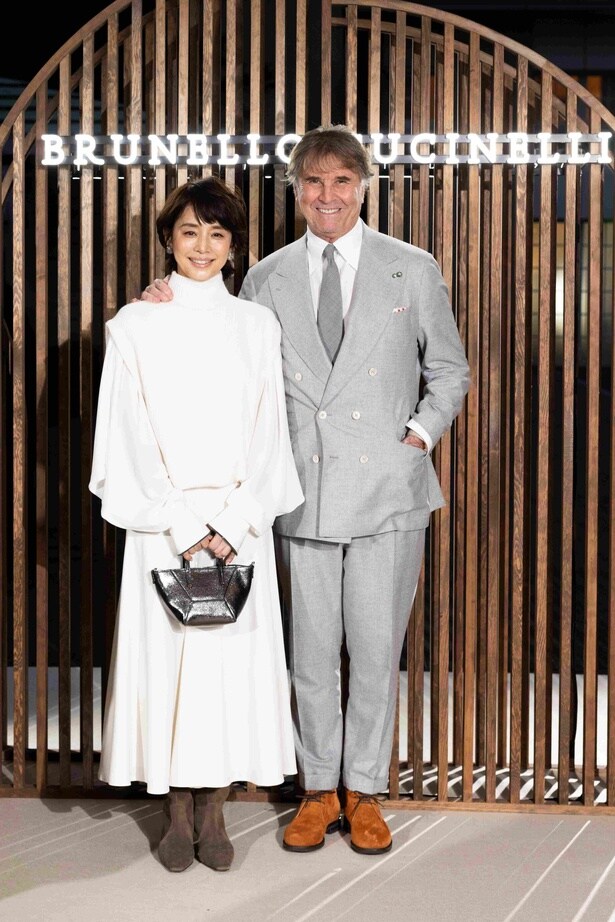 ブルネロ・クチネリ来日記念レセプションが開催された