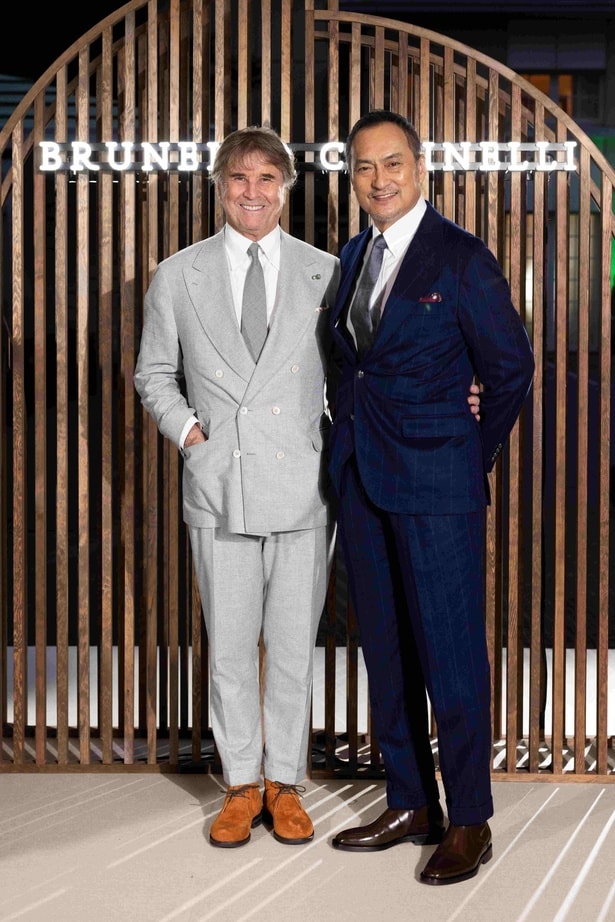 ブルネロ・クチネリ来日記念レセプションが開催された