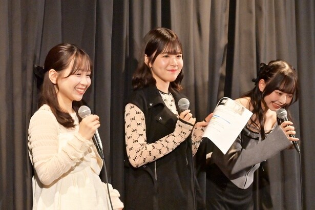 アイドルグループ・テラテラ　黒田かほ、藤田梨々花、池本しおり