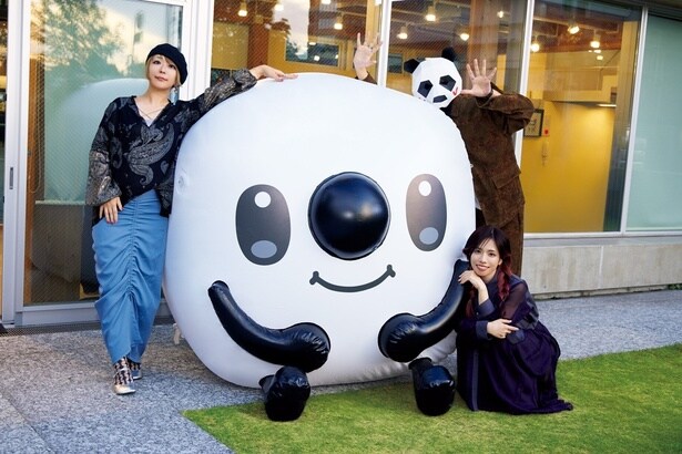 本イベントの主役として活躍した3人のライバーたち。(写真右上から時計回り)革命のパンダ rev.、き-ぽん、絵かきMEG