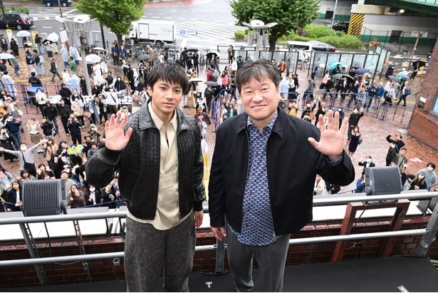 映画「爆弾」公開直前イベントに山田裕貴、佐藤二朗が登場