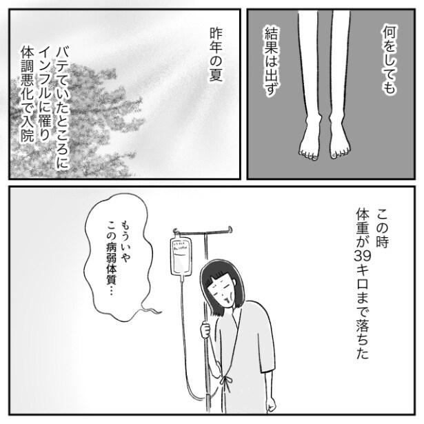 『食べても太らないガリガリ女がふっくらするまでの話』より