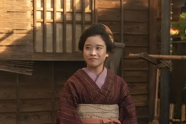 トキの親友・サワを演じる円井わん