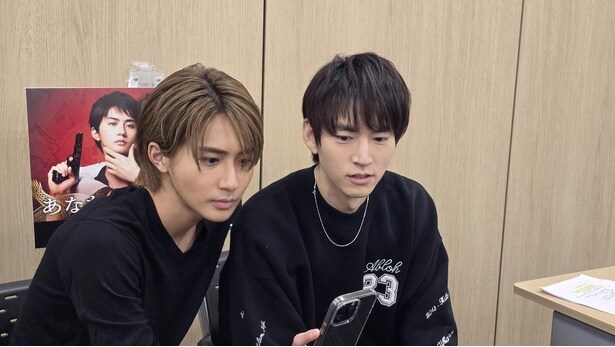 和田雅成&高橋大翔、FODデイリー総合ランキング1位獲得に歓喜「やっぱりtimeleszさんすごく人気だからさ」<あなたを殺す旅>