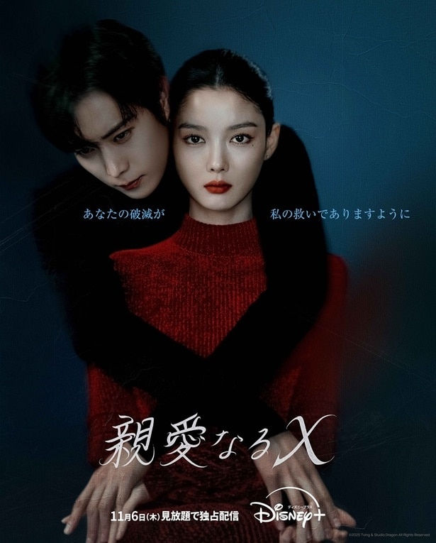 キム・ユジョン＆キム・ヨンデ出演「親愛なるＸ」が配信決定　キービジュアル・予告映像が解禁