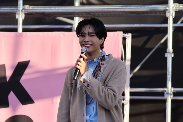 フリーライブ「THANK YOU FES.」に出演した中川勝就