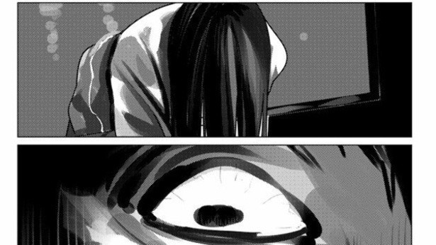 呪いのビデオの中から迫り来る幽霊、ついに画面から出てきてしまい…「プロジェクターだったら」【漫画】