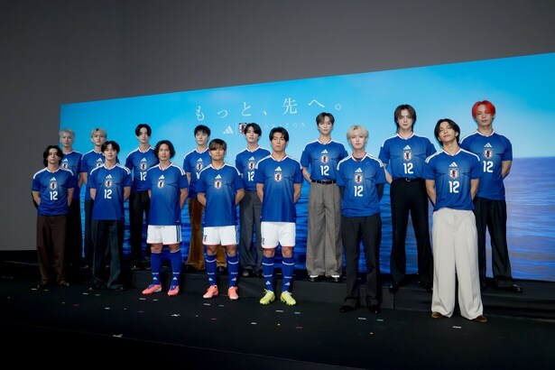 JFA・アディダス「サッカー日本代表 2026」キャンペーン共同発表会の様子