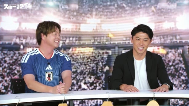 元日本代表・太田宏介とぺこぱシュウペイが驚く久保建英のメンタル「俺ちょっと手が震えちゃったもん」＜ABEMAスポーツタイム＞