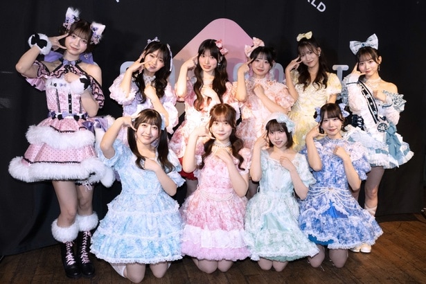 (写真前列左から)竹内月音、小浜菜摘、井出叶、月代来実、(同後列左から)阿部かれん、松本玲奈、久保怜音、山下うみ、福本れみ、谷屋杏香