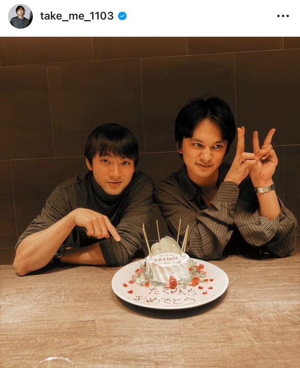 山田裕貴、北村匠海の誕生日ケーキに「たくみっちおめでとう」メッセージ