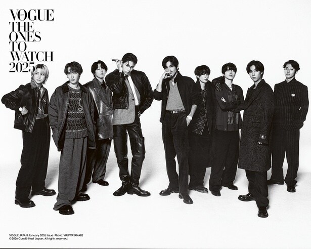 Snow ManがVOGUE JAPAN「THE ONES TO WATCH 2025」を受賞