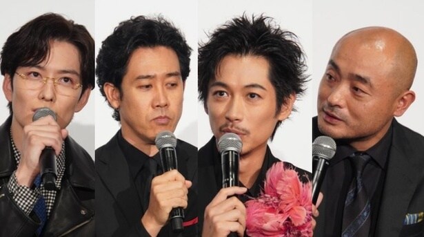 大泉洋&ディーン・フジオカ&岡田将生&宇野祥平、和やかなオフショットに「笑顔がすてき!」の声<ちょっとだけエスパー>