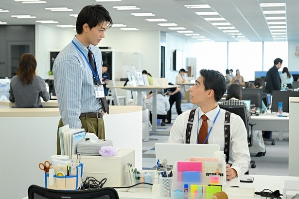 勝男(竹内涼真)は柳沢(濱尾ノリタカ)に歩み寄ろうとするが、うまく行かず悩みを募らせる