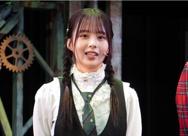 取材会に登場した乃木坂46・佐藤璃果