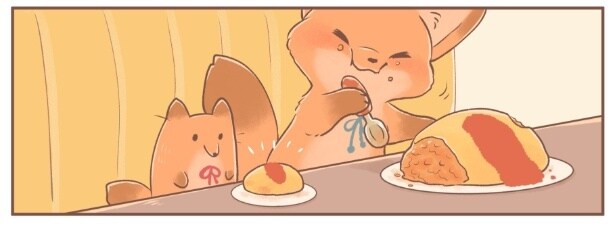 『ふわふわオムライス』より