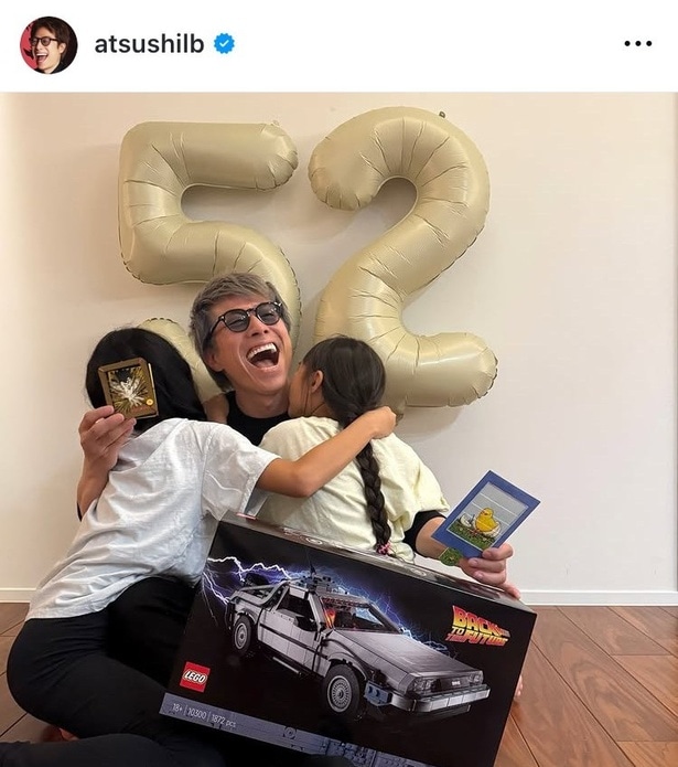 【写真】田村淳、52歳の誕生日に父娘ショット…喜びを爆発させた“ハグ”姿