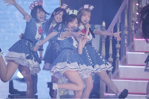 小田えりな、岡部麟、小栗有以、本田仁美の関東メンバー