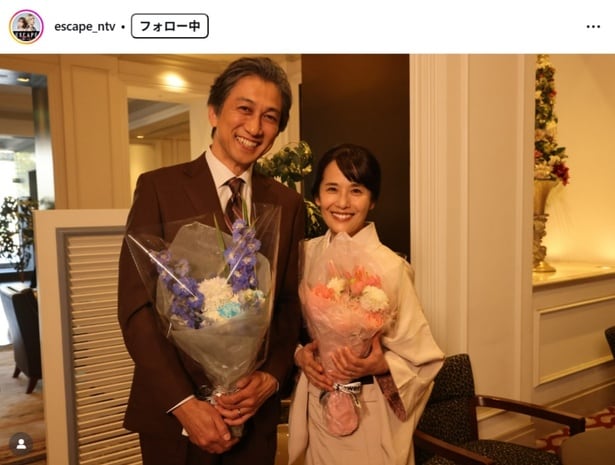 【写真】夫婦役の富田靖子&神尾佑、クランクアップショットも仲睦まじい