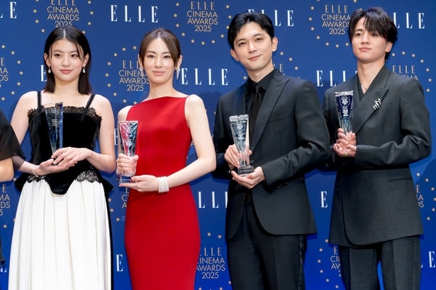 「ELLE CINEMA AWARDS 2025」授賞式の様子