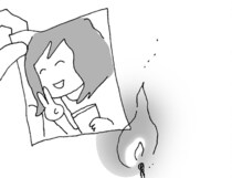 【漫画】仲間はずれにするママ友に怒りがおさまらず、思わず写真に火をつける…!? ／ママ友がこわい 子どもが同学年という小さな絶望(11)