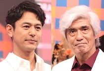 妻夫木聡、佐藤浩市の誕生日を祝福するオフショットに「山王耕造が浩市さんで良かった」の声＜ザ・ロイヤルファミリー＞