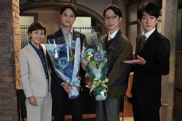 沢口靖子、一ノ瀬颯 、金田哲、横山裕(写真左から)