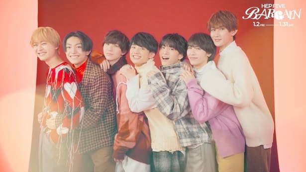 関西ジュニアAmBitious、“梅田のシンボル”HEP FIVEの広告塔に再び起用「お年玉をもらったようにうれしい」