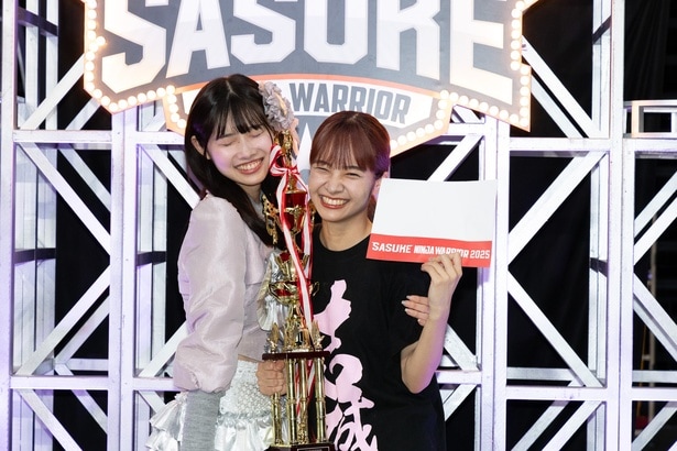 「SASUKEアイドル予選会」で優勝したukka・結城りなと応援の葵るな
