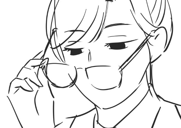 『コンタクトにしない理由』より