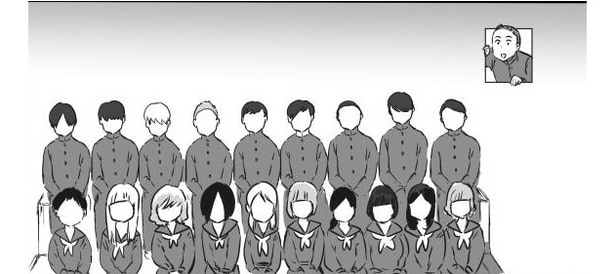 集合写真への執念がすごい…欠席した生徒の図々しいお願いに「結果的に一番目立ってる」【漫画】