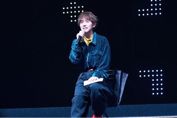 「僕のヒーローアカデミア」スーパーステージに登壇した緑谷出久役の山下大輝