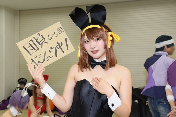 バニー衣装の「涼宮ハルヒの憂鬱」コスプレイヤーたち「スーツのデザイン&タイツの艶感にもこだわり」<池ハロ2025>
