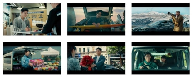 【写真】「コスモMyカーリース」新TVCM「クルマから自由になる」篇(30秒)※提供画像