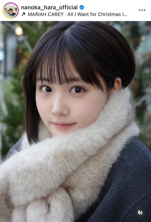 原菜乃華、色白透明感抜群の美顔輝くショット