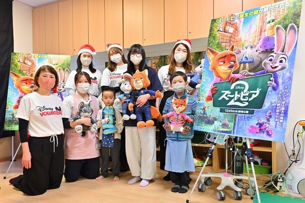 劇場公開中の『ズートピア２』、福岡市立こども病院にて特別上映会が開催　子どもからは「映画から勇気をもらえた」の声