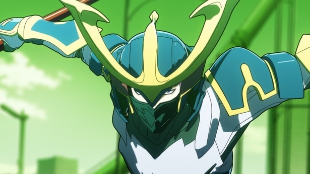 「鎧真伝サムライトルーパー」第1話先行場面カット