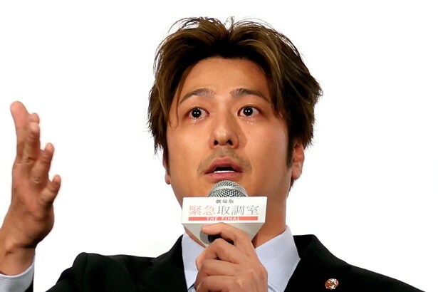 速水もこみちは目に涙を浮かべ大杉漣さんとの思い出を語り、「どこかの席で見ていてくれていると思う」と客席を見渡す