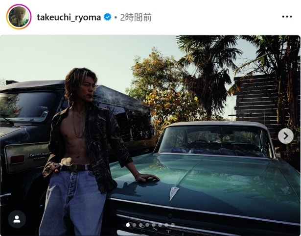 【写真】鳥肌が立ちながら撮影した竹内涼真に「寒そうに見えない」と称賛の声