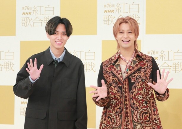 King ＆ Princeから“紅白リハ”スタート 永瀬廉＆高橋海人、充実の笑顔で意気込み「ずっと僕たちのことを愛して下さった皆さんに…」＜紅白リハ＞