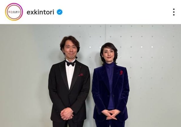 【写真】天海祐希&佐々木蔵之介、美女&イケメンの仲良し2ショット