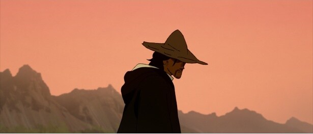 「赤霧」より。ジェダイのツバキは、掟に背いて昔なじみの王女を愛してしまう。