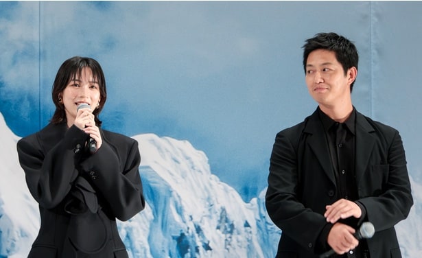 映画「てっぺんの向こうにあなたがいる」完成披露試写会より