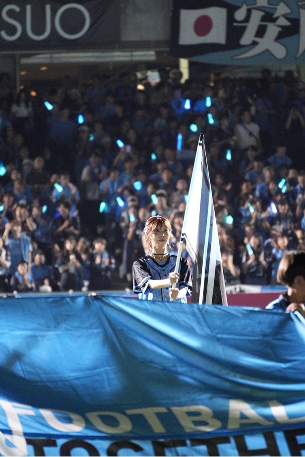 フラッグベアラーを担当したゆりなーる