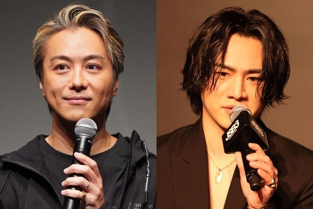 EXILE TAKAHIRO&登坂広臣、“雨宮兄弟”の食事会報告ショットでバックハグ「カップルですか?」と反響
