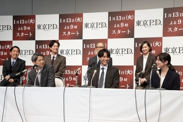 ドラマ「東京P.D. 警視庁広報２係」制作発表より