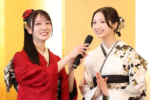 AKB48工藤華純＆迫由芽実“さこくど”が「漫才はいい感じにスベった」とコント挑戦を宣言