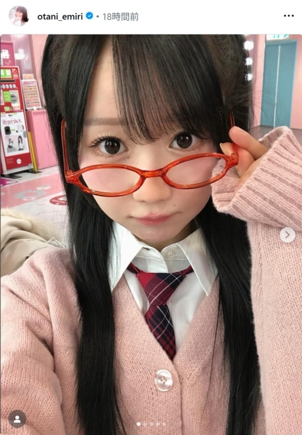 【写真】“平成”っぽい大谷映美里にファンから反響