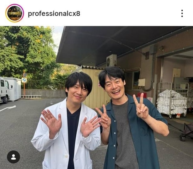 【写真】風間俊介&近藤公園、満面笑顔の仲良しオフショット